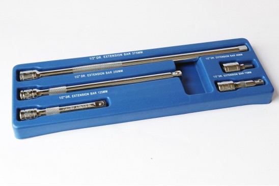 Verlengstukkenset 1/2" 5-delig